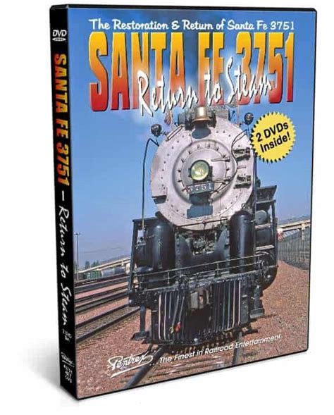 Santa Fe 3751 Restoration & Running 2 DVD Set – RailfanDepot