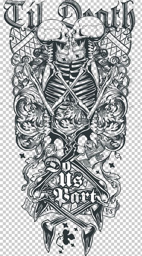 Death Sleeve Tattoo Abziehtattoo Human Skull Symbolism PNG, Clipart, Animal Print, Devil, Hand ...