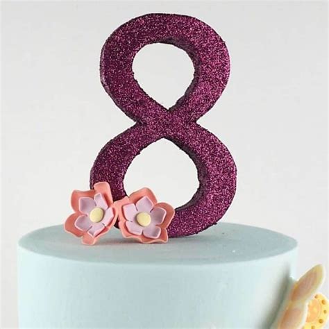 How to Make Number Cake Topper | Decorated Treats