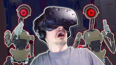 SNEAKING PAST EVIL ROBOTS?! - Budget Cuts VR Gameplay - VR robot stealth game - YouTube