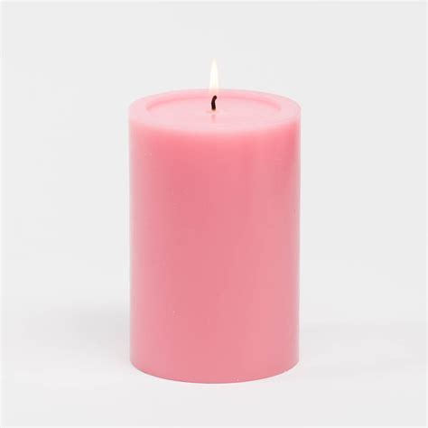 Richland 4" x 6" Pink Pillar Candles Set of 6 - Save-On-Crafts