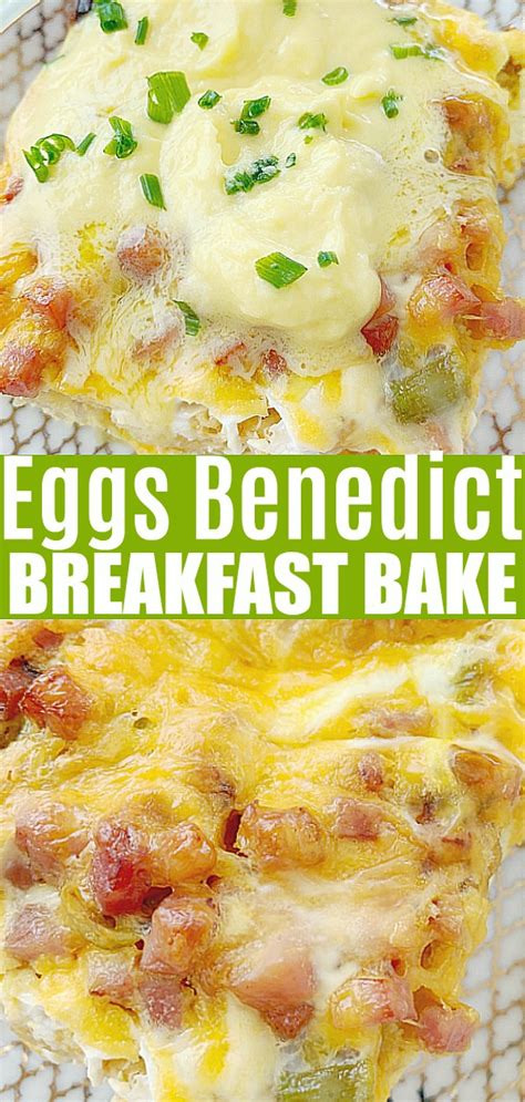 Eggs Benedict Breakfast Bake is a stunning brunch dish for a crowd.