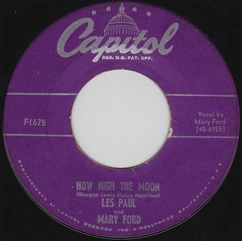 Les Paul & Mary Ford – How High The Moon Lyrics | Genius Lyrics