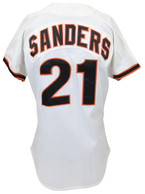 1995 Deion Sanders San Francisco Giants Game Worn Jersey