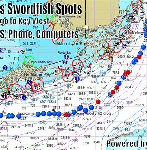 Florida Keys Swordfish Spots | Key Largo, Floyds Wall to Key West