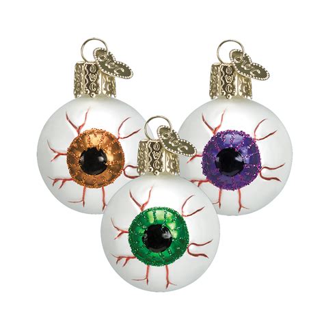 Evil Eye Ornaments | Halloween ornaments diy, Old world christmas ornaments, Creepy christmas