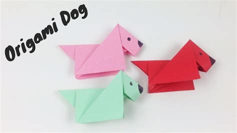 Origami Animals for Kids Step by Step - How to Make an Origami Paper Dog Easy, Origami Dog Tutorial