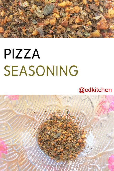 Pizza Seasoning Recipe | CDKitchen.com