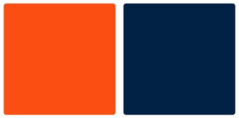 Denver Broncos Color Codes Hex, RGB, and CMYK - Team Color Codes