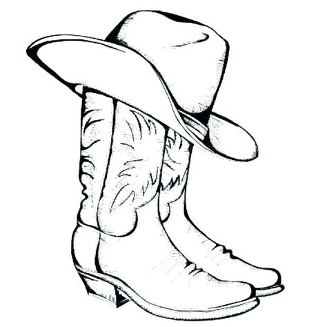 Cowboy Line Drawing | Free download on ClipArtMag