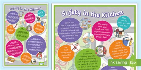 Safety in the Kitchen KS2 Display Poster (teacher made)