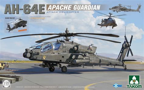 Takom 2602 1/35 AH-64E Apache Guardian Attack Helicopter