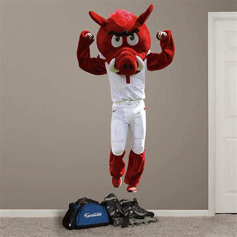 Arkansas Mascot - Big Red Wall Decal | Shop Fathead® for Arkansas ...