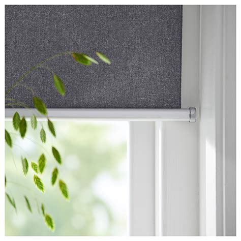 FYRTUR Block-out roller blind, wireless, battery-operated grey, 100x195 cm - IKEA