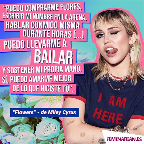 "Flowers", de Miley Cyrus - Feminarian