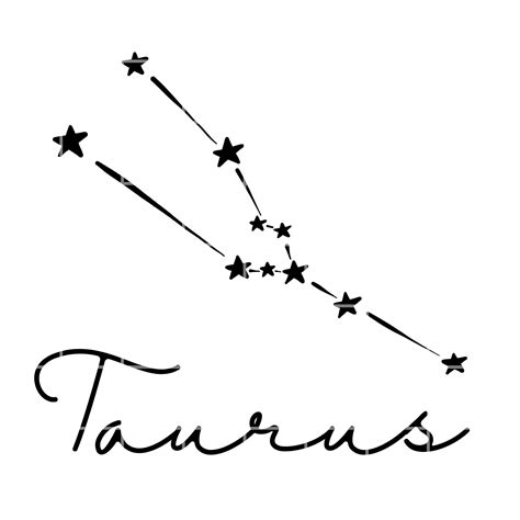 Taurus constellation svg zodiac svg astrology png Svg files | Etsy