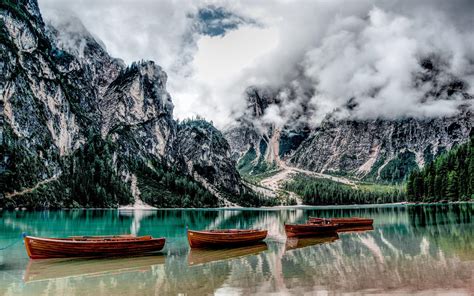 Lago Di Braies Dolomites Wallpapers - Wallpaper Cave