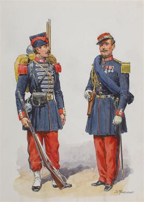 Costume militaire, Armée française, Guerre de crimée