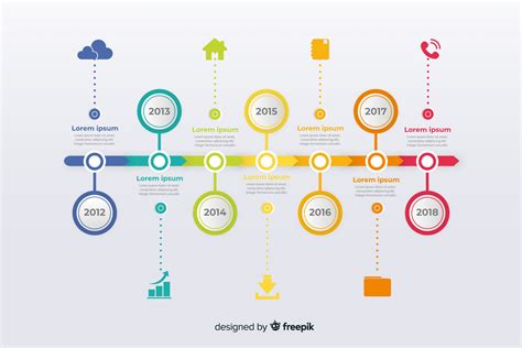 Infographic With Timeline