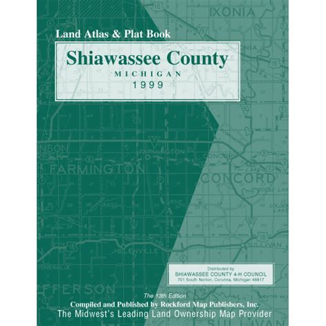 Michigan - Shiawassee County Plat Map & GIS - Rockford Map Publishers