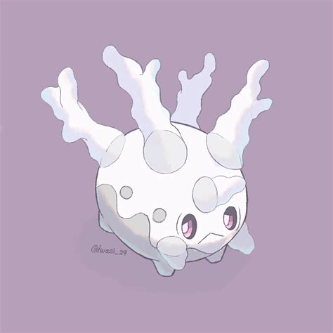 galarian corsola (pokemon) drawn by iwasi_29 | Danbooru