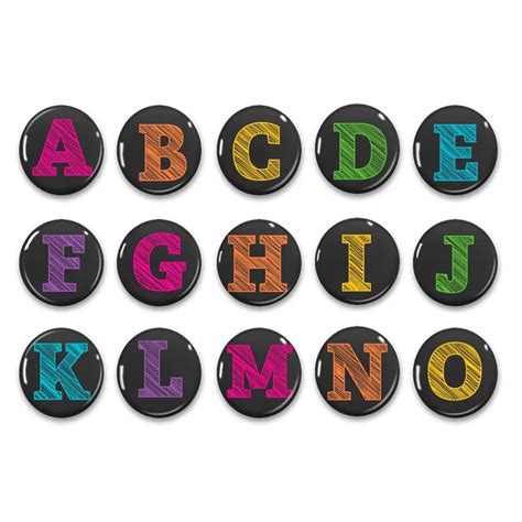 Chalkboard Alphabet Magnets Letter Magnets ABC Practice - Etsy in 2022 | Alphabet magnets ...