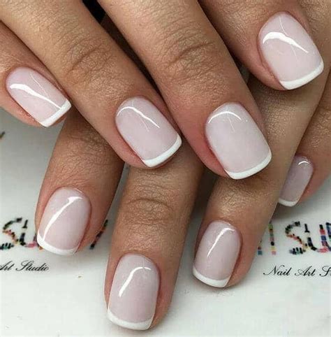 27 Simple French Mani Ideas To Beautify Your Style | French tip nails ...