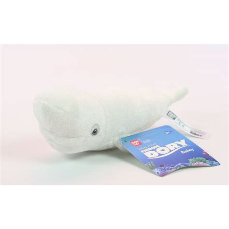 FINDING DORY plush BAILEY 8" soft toy beluga whale nemo Disney Pixar - NEW!