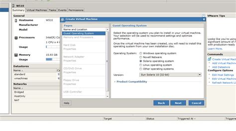 Installation of Oracle Solaris 10 on vmware Server 2