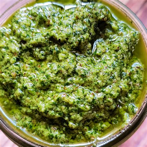 Easy Cilantro Pesto Recipe - Happy Mothering