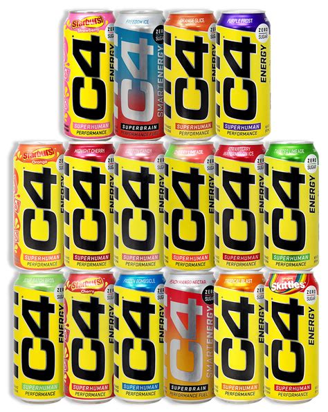 Buy C4 Energy Drink Superhuman Performance Zero Sugar Assortment | 10 Assorted Flavors | Energy ...