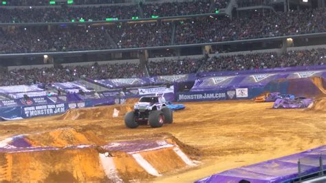 Monster Truck Jam Dallas Texas Cowboy Stadium 2015 - YouTube