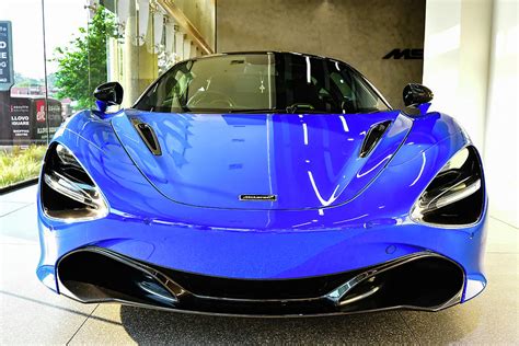 Blue McLaren Photograph by Clyn Robinson - Fine Art America