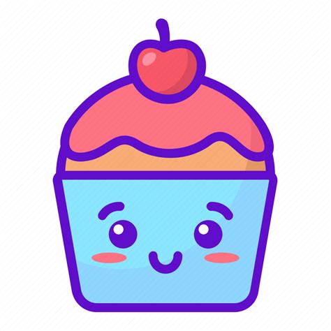 Cupcake, cute, food, kawaii icon - Download on Iconfinder