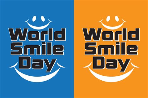 World Smile Day vector design for you 27229458 Vector Art at Vecteezy