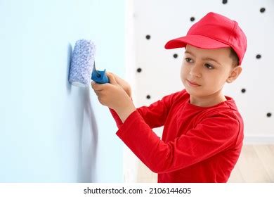 2,569 Little Boy Painting On Wall Images, Stock Photos & Vectors ...