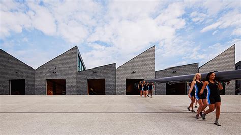 New Boathouse Looks Like A Time-Lapse Of Rowing