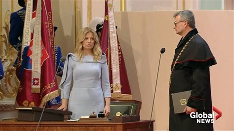 Slovakia’s president shuts down reporter questioning her outfit changes ...