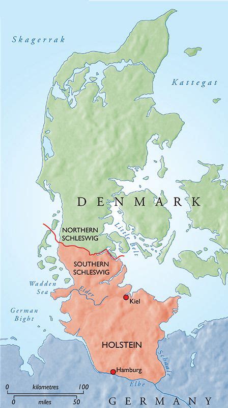 Map Of Denmark And Germany - Large World Map