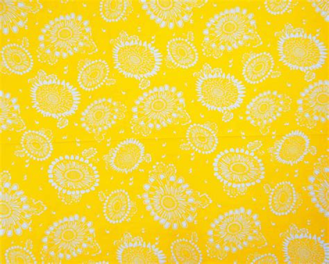 Yellow Floral Print 42” Wide Cotton Fabric Designer Sewing Fabric Dress By 1 Yd | eBay