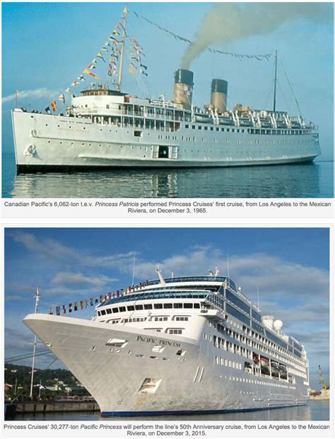 History of Princess Cruises – 2015 is the cruise lines 50th Anniversary ...