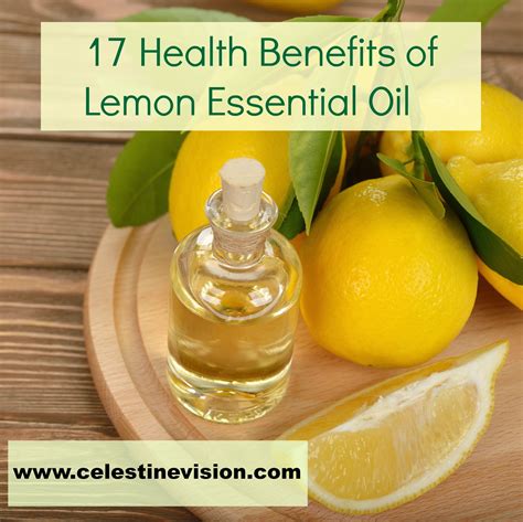 17 Health Benefits of Lemon Essential Oil – Celestine Vision