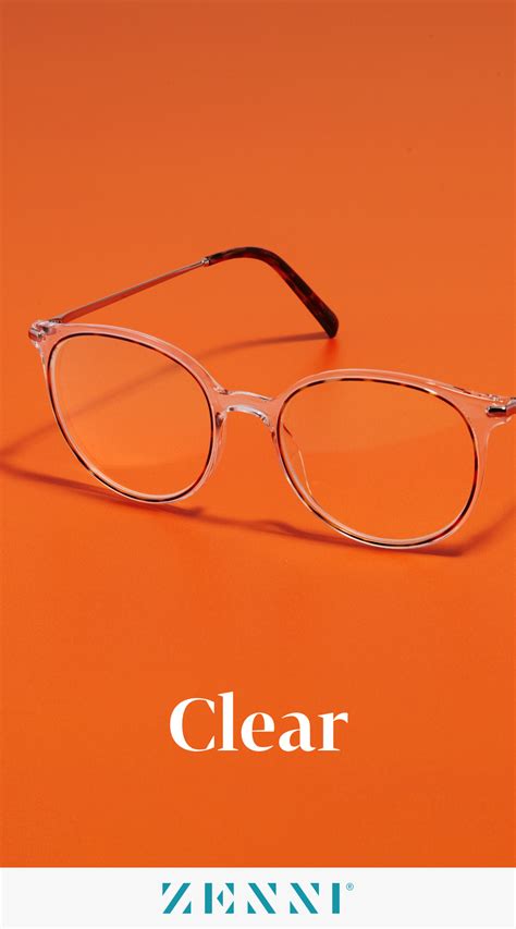 Clear Round Glasses #7818623 | Zenni Optical Eyeglasses | Clear eyeglass frames, Clear round ...