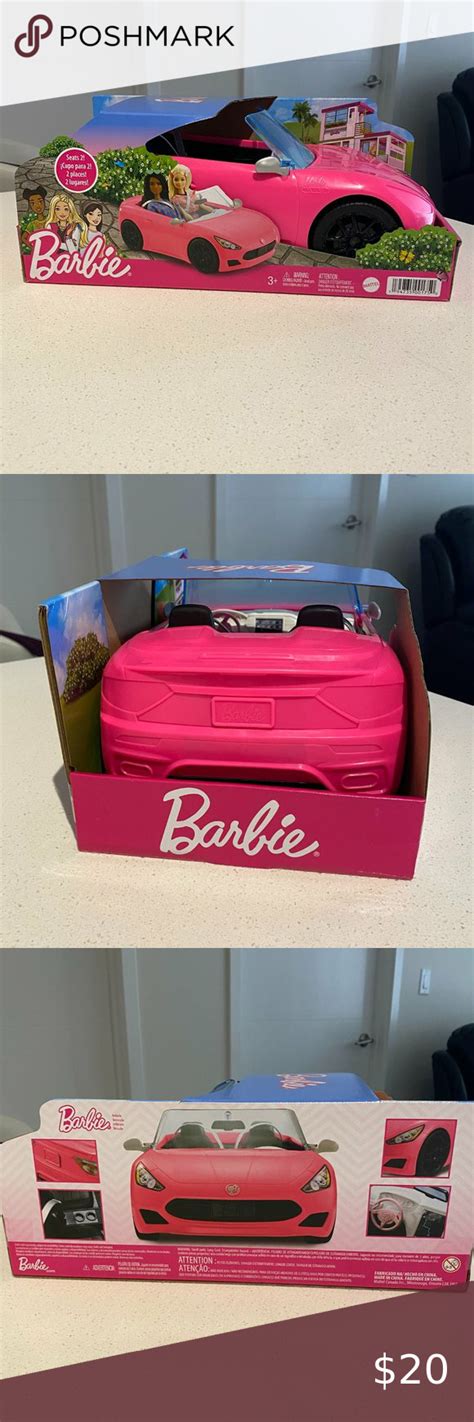 Barbie Convertible Pink Toy Car NEW