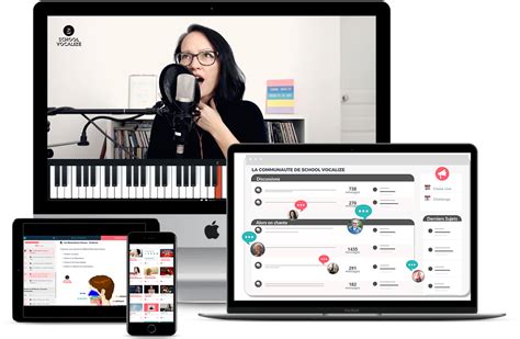 Apprenez à chanter sur School Vocalize - La 1ère école de chant en ligne