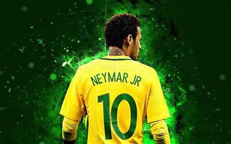 Download Neymar Jr Brazil Jersey Wallpaper | Wallpapers.com