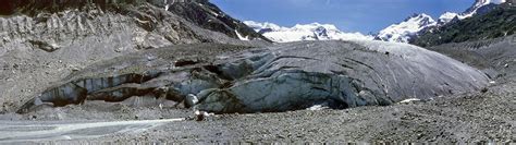 Morteratsch glacier, Switzerland - Stock Image - C003/1268 - Science ...