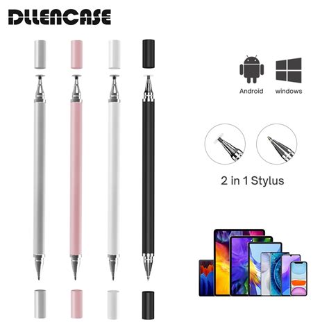 Dllencase Universal 2 in 1 Stylus Pen Drawing Tablet Capacitive Touch Screen Smart Pencil For ...