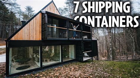 GIANT LUXURY Shipping Container Home Airbnb full tour! - La Vie Zine