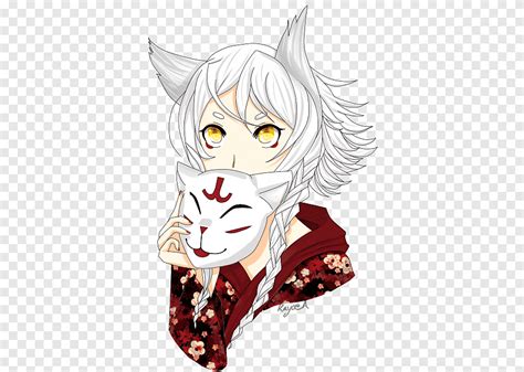 Dibujo del anime kitsune, kitsune anime., cara, manga png | PNGEgg